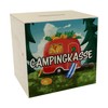 Wooden Money Box with Camper Motif and Text – Caravan