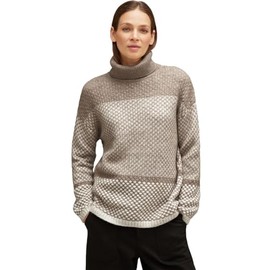 Street One Women's Turtleneck Jumper, multicoloured
