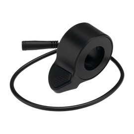 EMSea 270X Thumb Throttle Lever for Electric Bicycles 3-Pin Socket Plug Speed Throttle Lever for 22-23mm Handlebar Compatible with Super73