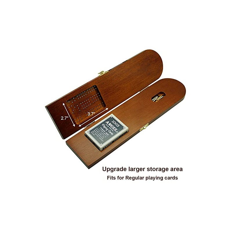 Juegoal juego de mesa de madera de cribbage 3 pistas