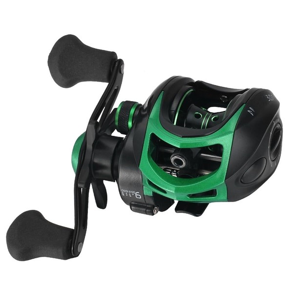 Funien Lightweight High Speed 9.1:1 Gear Ratio Baitcast Fishing Reel