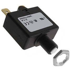 Circuit Protection and Control 1658-G21-01-P10-5A, Circuit Breaker; Therm; Push; Cur-Rtg 5A; Flange; 1 Pole; Vol-Rtg 240/28VAC/VDC