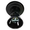 B22 Skirted Batten Bulb Holder in Black
