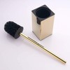 Toilet Brush Holder Stainless Steel 304 Standing Gold Square Toilet