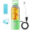 Portable 14OZ Juicer， High-Powered at 175W for Smoothies, Ice Blending,