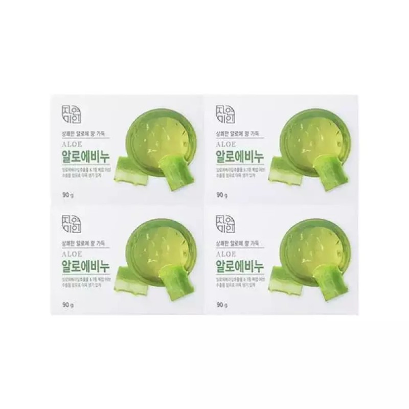 Mugunghwa [셀러허브]무궁화 자연미인 알로에비누 90g 4입 (S44359298) Seller Herb Mugunghwa