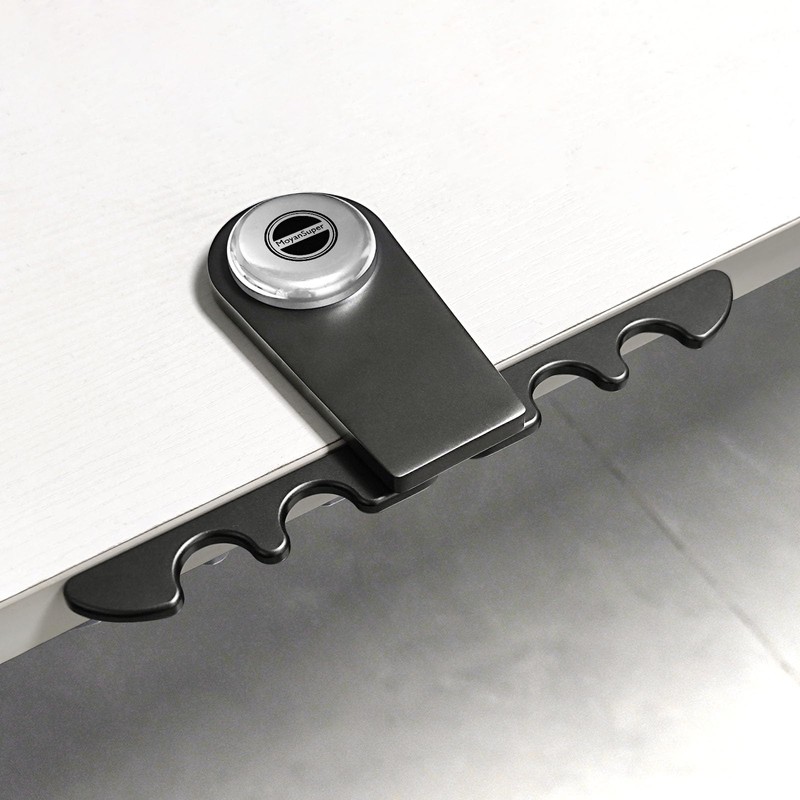 MoyanSuper Portable Pool Stick Holder - 4-Cue Weighted Claw Holder