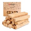RUBY Palo Santo Cleaning Natural Smoking Wood 14-18 Pieces (120