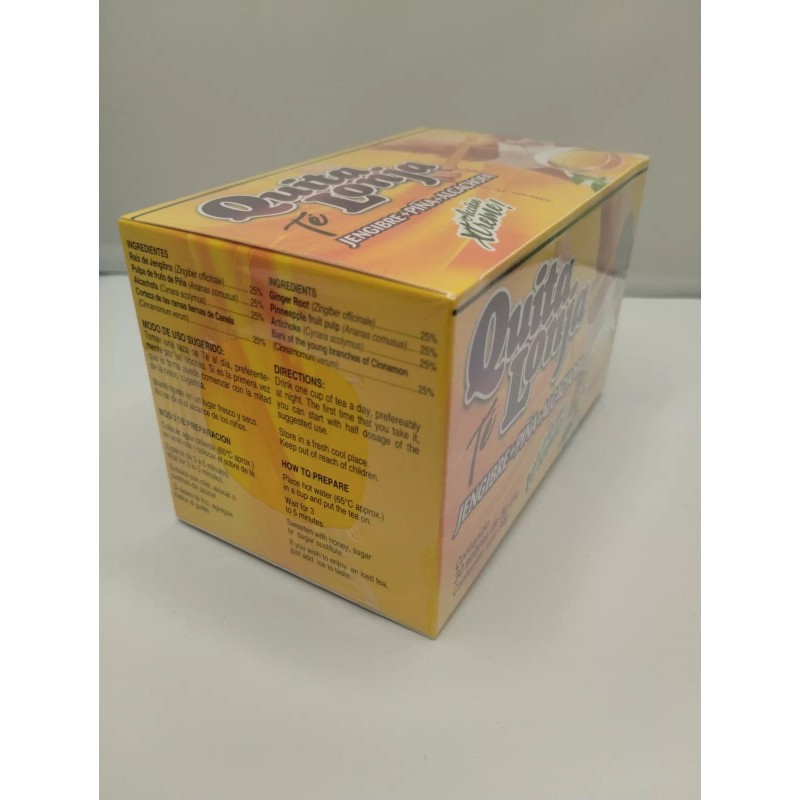 Centro Botanico America NEW TE QUITA LONJA TEA Ginger Root