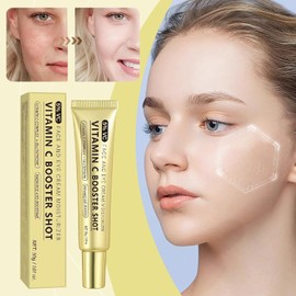 3PC Vitamina C Booster Shot Serum, Vitamin C Wrinkle Glowing Essence Cream, Moisturizing Glow Toner, Brightening, Improves Skin Tone & Smoothness