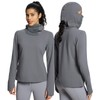 BALEAF Women's Running Hiking Gear Ski Mask Long Sleeve Cowl