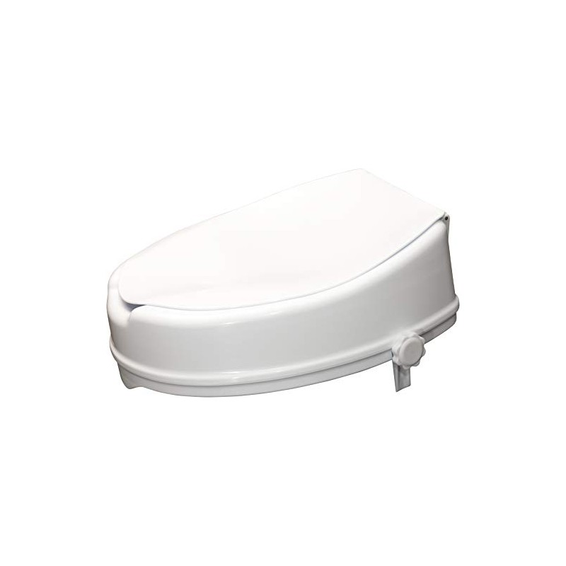 Aidapt Aidapt Raised Toilet Seat with Elevation, Sturdy Comfortable Construction,