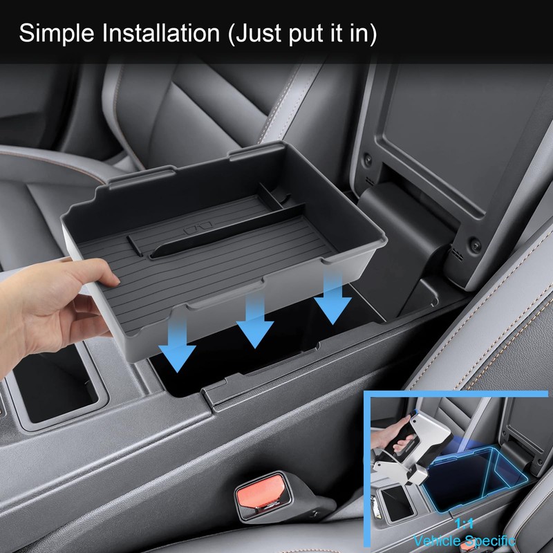 Coleya (2Pack) 2024 2025 Prologue Center Console Organizer for Honda