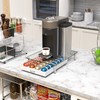 DecoBrothers Crystal Tempered Glass Vertuo Pod Holder Drawer, 28 Large