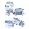 Glarks 120Pcs 10 Size Mini Fuel Injection Style Hose Clamp