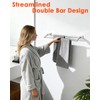 Alise Bath Double Towel Bars Towel Racks for Bathroom,Wall Mount