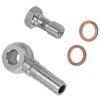 Brake Banjo Bolt M10x1.0 to 1/4 in Brake Line Banjo