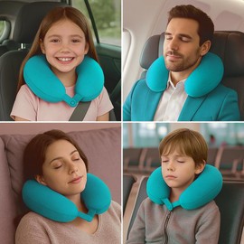 Kamaca Neck Cushion, Neck Support with Skin-Friendly Soft Plush
