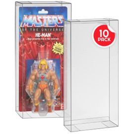 EVORETRO Action Figure Display Case Protector for G.I Joe Classified Series Retro Cardbacked 6 in Figures - Pack of 10, Clear, Scratch Proof Protective Cases, Keep Your Collection in Mint Condition