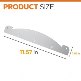 Magnetic Heat Deflector for Pit Boss Pellet Grill Flame Tamer Main Plate, Heavy-Duty Steel Flame Tamer for Pit Boss 850, PB1100, Laredo1000, Rancher XL Heat Diffuser Plate Replacement Part