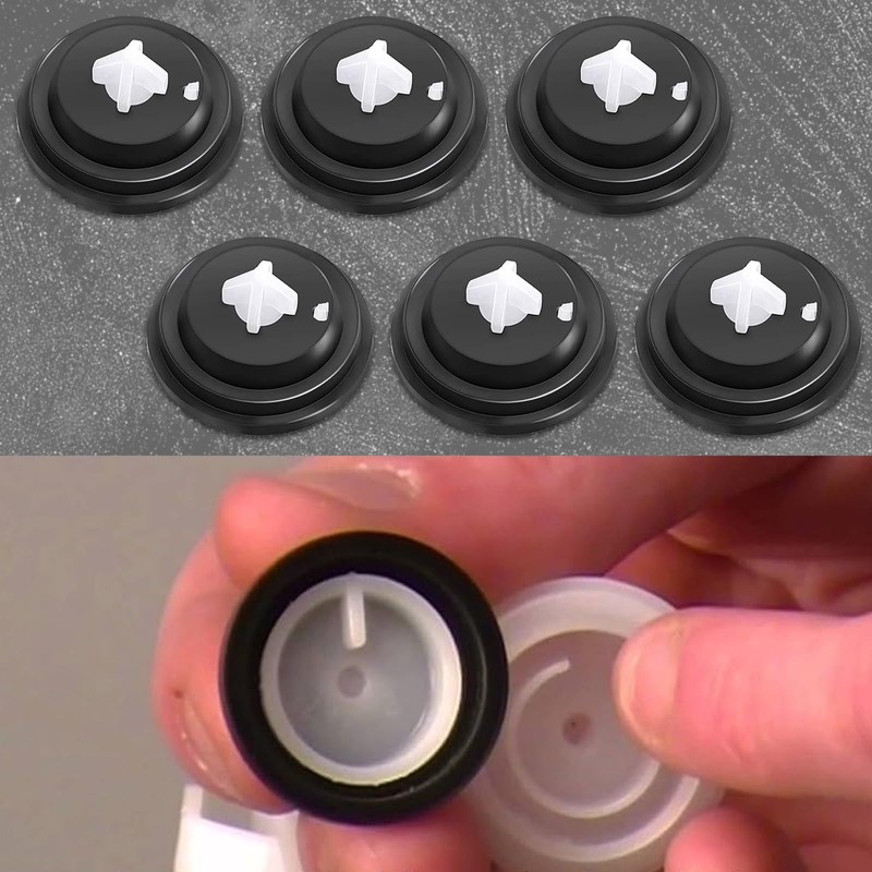 Guegine 6 x Siamp Diaphragms Inlet Float Valve Washer, Rubber