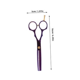 WOONEKY Stainless Steel Hair Cutting Scissors Salon Hair Styling Tools Thinning Shears for Hairdressers