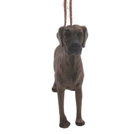 Sleek Weimaraner Hanging Christmas Ornament, Unique Hanging Dog Ornament, Gift for Dog Lovers, 3.25 Inches