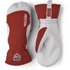 Hestra Windstopper Leather Mitt - Red - 8