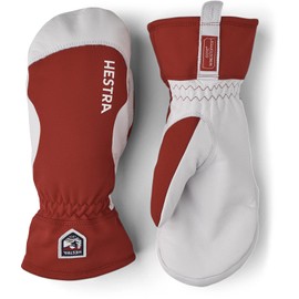 Hestra Windstopper Leather Mitt - Red - 8