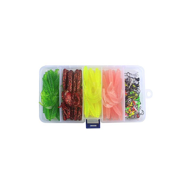 Fishing Lures Artificial Bait Kit Pinworm Soft Baits Soft Baits