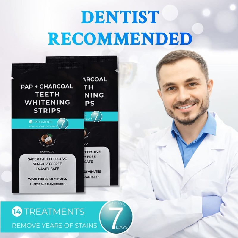 Waving Palms Teeth Whitening Strips, Whitening Strips, 28 Non-Sensitive Whitening