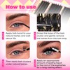 Lash Clusters Thick Wispy Lash Clusters D Curl 80D+100D+120D Eyelash