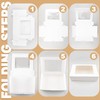 GXFCING 24pcs White Bakery Boxes with PVC Window 9” x