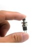 Switian SPST Momentary Mini Push Button Switch AC 220V/2A/Black Pack