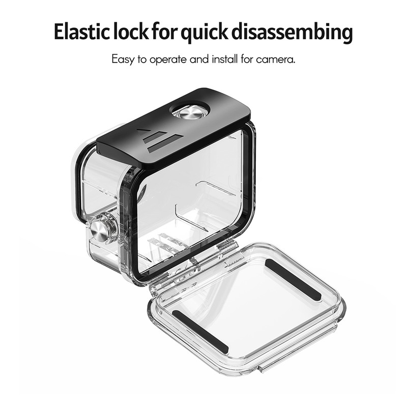 ulanzi Protective Waterproof Case Diving Housing Underwater 196ft/60m Replacement for