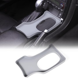 Moittellc Center Console Storage Box Compatible with Chevy Corvette C6 2005-2013, Gear Shift Console Side Tray Organizer, Central Control Shifter Storage Box Interior Insert Accessories (grey)