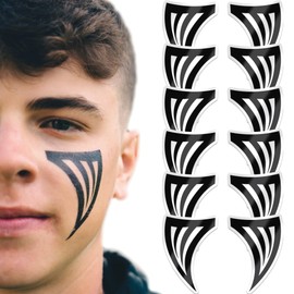 BLSTK Athletics - Sports Eye Black Temporary Tattoos (Phoenix - 24 Pack) Made in the USA No Grease, No Mess, Fast Application Eye Black Accessories for Football, Baseball, Softball, Lacrosse & More