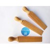 3 x ShieldUp Wooden Doorstops | Stylish Wood Wedge Door