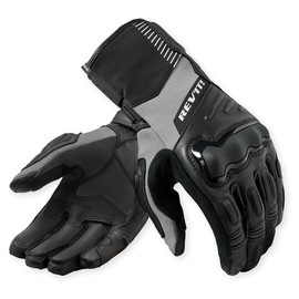 REV'IT! Men's Sand 5 H2O Adventure Touring Motorcycle Gloves (Black - Large)