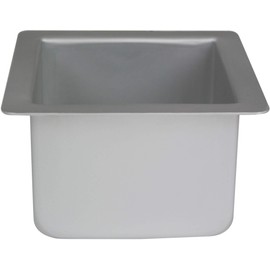 PME SQR064 Quadratische Backform aus eloxiertem Aluminium, 152 x 152 x 102 mm, 15 x 15 x 10 cm