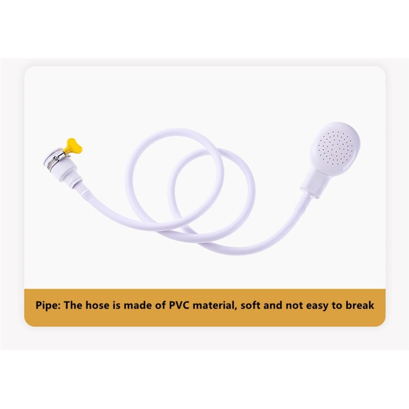 JIGCEN Portable Pet Shower Hose for Bath Taps