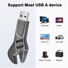 BORLTER CLAMP USB Stick 32 GB, USB Flash Drive Memory