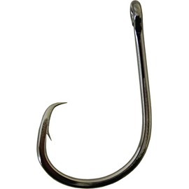 Gamakatsu 209416 Octopus Hooks Circle 4X 6/0- Straight Eye/Blk/Loose 6 per Pk