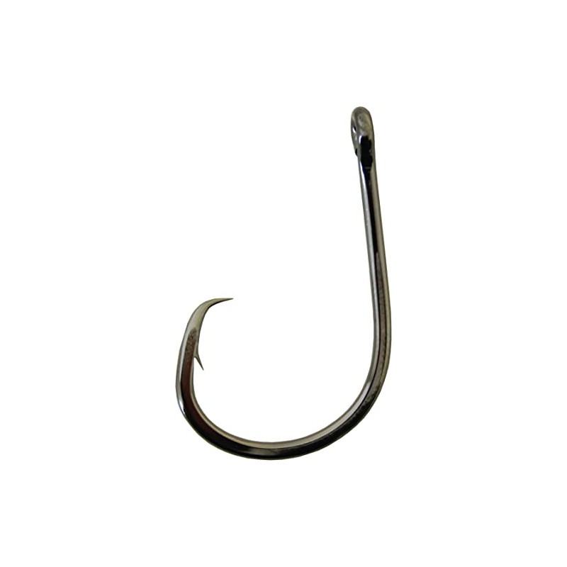 Gamakatsu 209416 Octopus Hooks Circle 4X 6/0- Straight Eye/Blk/Loose 6