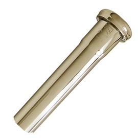 Westbrass D420-01 1-1/4" x 8" Slip Joint Extension Tube, Polished Brass