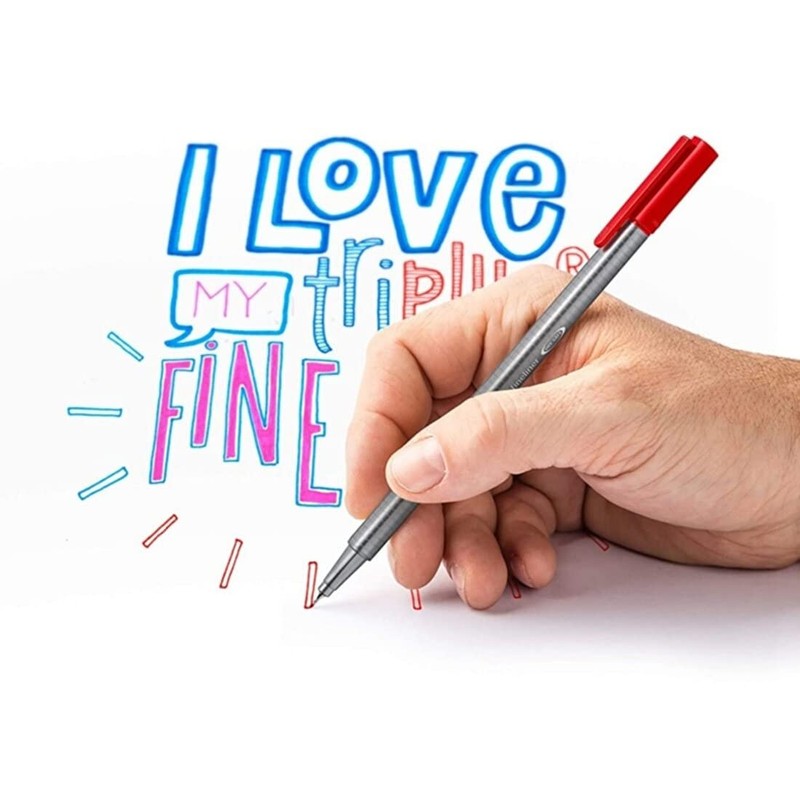 Staedtler Triplus fineliner pen.