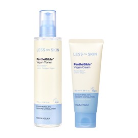 Holika Holika [Holika Holika] Less On Skin Pante Bible B5 Vegan Toner 170ml + Cream 50ml 2-piece set / [홀리카홀리카] 레스온스킨 판테바이블 B5 비건 토너 170ml+크림50ml 2종세트