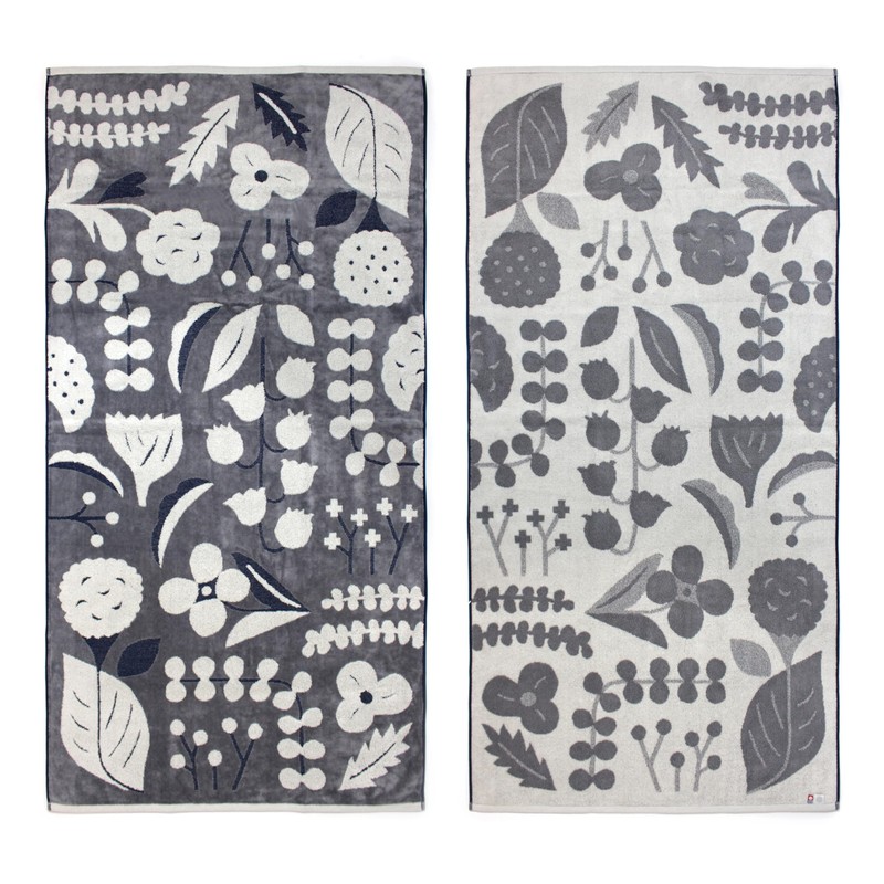 Imabari Towel Iori Niwa Bath Towel (Gray)
