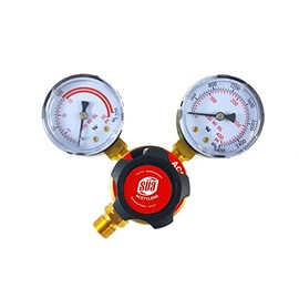 SÜA - Acetylene Regulator Welding Gas Gauges - CGA-200 - Rear Connector - LDP series - Check all the pictures and read the full description of this product to make sure it fits your tanks and hoses.