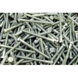 (90) Galvanized Hex Head 5/16 x 4" Lag Bolts Wood Screws